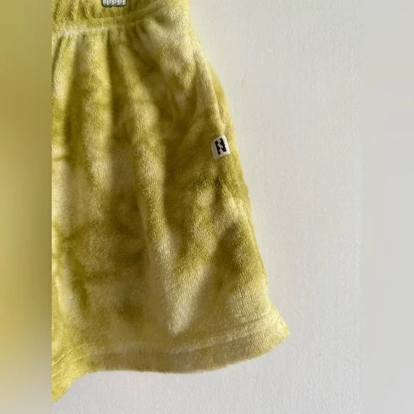 Billabong Kids Girls Yellow Tie Dye Super Soft Comfy Towel Cloth Shorts Size M - Picture 3 of 6